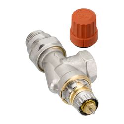 Danfoss Ventilgehäuse RA-N, DN 15, R 1/2", Axialausführung, selbstdichtendem Nippel, ... DANFOSS-013G0117 5702420095714 (Abb. 1)