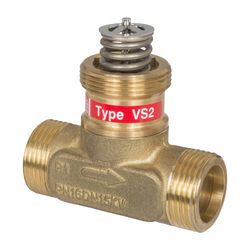 Danfoss Durchgangsventil VS2, DN 20, Kvs 2,5m3/h, PN 16, entzinkungsfreies Messing, G... DANFOSS-065F2120 5702421510247 (Abb. 1)