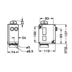 Danfoss Mindestdruckbegrenzer RT 31 B, 1-10 bar, Begrenzer, 017-526866... DANFOSS-017-526866 5702428042932 (Abb. 1)