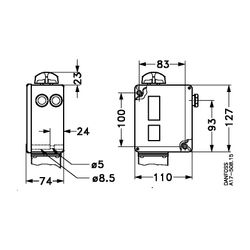 Danfoss Mindestdruckbegrenzer RT 31 B, 1-10 bar, Begrenzer, 017-526866... DANFOSS-017-526866 5702428042932 (Abb. 1)
