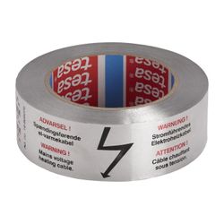 Danfoss Aluklebeband selbstklebend mit Warnaufschrift, 38mm, 50m lang, maximal 160 Gr... DANFOSS-088L0409 5703466130216 (Abb. 1)