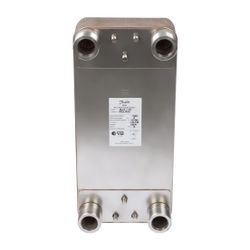 Danfoss Plattenwärmeübertrager MicroPlate XB61L-1, 100 Platten, G 2" AG, 25 bar, kupf... DANFOSS-004B3437 5702425090196 (Abb. 1)