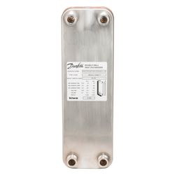 Danfoss Microchannel-Wärmeübertrager XBDW22H-1, 36 Platten, G 3/4" AG, rostfreier Sta... DANFOSS-004H4372 5702425136122 (Abb. 1)