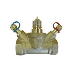 Danfoss Strangventil RA-HC, DN 25, mit Messnippel, G 1", Kvs 5,5m3/h, Messing... DANFOSS-003Z3911 5702420117416 (Abb. 1)