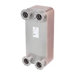 Danfoss Plattenwärmeübertrager MicroPlate XB66L-1, 50 Platten, G 2 1/2" AG, 16 bar, k... DANFOSS-079B0962 5702425139109 (Abb. 1)