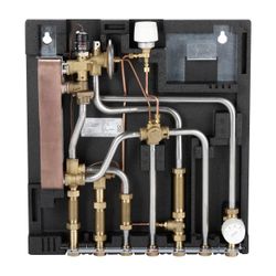 Danfoss Wohnungsstation Evoflat FSS Typ 1, HT-Heizung, 37kW, Dämmhaube, Kupfer, 145B0... DANFOSS-145B0010 5702424652852 (Abb. 1)