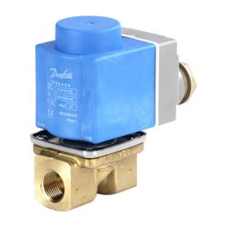 Danfoss Magnetventilgehäuse EV220B 10B, G 3/8", Kvs 1,50m3/h, servogesteuert, normal ... DANFOSS-032U1246 5702423022915 (Abb. 1)