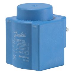 Danfoss Magnetspule BB012DS, mit DIN-Steckzugänge, 12V, 018F7396... DANFOSS-018F7396 5702428044523 (Abb. 1)