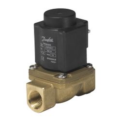 Danfoss Magnetventil EV225B 10BD, Kv 2,20m3/h, G 1/2", servogesteuert, normal gesch... DANFOSS-032U380431 5702428472296 (Abb. 1)