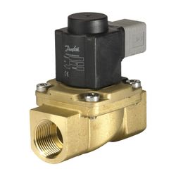 Danfoss Magnetventil EV225B 25BD, Kv 6,00m3/h, G 1", servogesteuert, normal geschlo... DANFOSS-032U380731 5702428473088 (Abb. 1)
