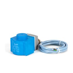Danfoss Spule BN für Magnetventil mit eingebautem Gleichrichter, 230V, 50Hz, 20W, 018... DANFOSS-018F7301 5702423182435 (Abb. 1)