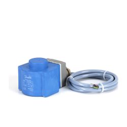 Danfoss Spule BN für Magnetventil mit eingebautem Gleichrichter, 230V, 50Hz, 20W, 018... DANFOSS-018F7301 5702423182435 (Abb. 1)