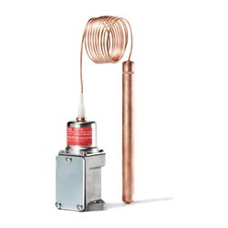 Danfoss Piloteinheit für Wasserregelventil, 25-65 Grad C, Kapillarrohrlänge 2000mm, 0... DANFOSS-016D1003 5702422012412 (Abb. 1)