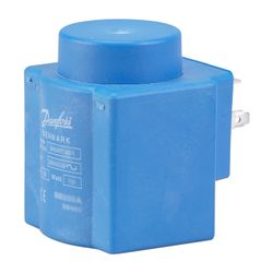 Danfoss Magnetspule BB012DS, mit DIN-Steckzugänge, 12V, 018F7396... DANFOSS-018F7396 5702428044523 (Abb. 1)