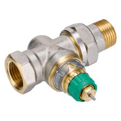 Danfoss Ventilgehäuse RA-DV, DN 15, R 1/2", dynamisch, Durchgangsausführung, kurze Ba... DANFOSS-013G7714 5702420123684 (Abb. 1)