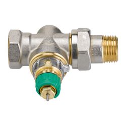 Danfoss Ventilgehäuse RA-DV, DN 15, R 1/2", dynamisch, Durchgangsausführung, kurze Ba... DANFOSS-013G7714 5702420123684 (Abb. 1)