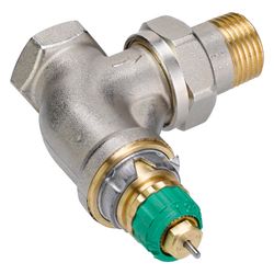Danfoss Ventilgehäuse RA-DV, DN 15, R 1/2", dynamisch, Eckausführung, kurze Bauform, ... DANFOSS-013G7713 5702420123677 (Abb. 1)