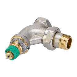 Danfoss Ventilgehäuse RA-DV, DN 15, R 1/2", dynamisch, Eckausführung, kurze Bauform, ... DANFOSS-013G7713 5702420123677 (Abb. 1)