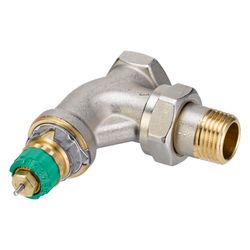Danfoss Ventilgehäuse RA-DV, DN 15, R 1/2", dynamisch, Eckausführung, kurze Bauform, ... DANFOSS-013G7713 5702420123677 (Abb. 1)