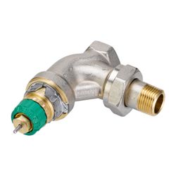 Danfoss Ventilgehäuse RA-DV, DN 10, R 3/8", dynamisch, Eckausführung, kurze Bauform, ... DANFOSS-013G7711 5702420123653 (Abb. 1)
