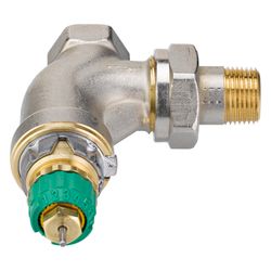 Danfoss Ventilgehäuse RA-DV, DN 10, R 3/8", dynamisch, Eckausführung, kurze Bauform, ... DANFOSS-013G7711 5702420123653 (Abb. 1)