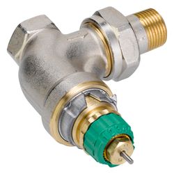 Danfoss Ventilgehäuse RA-DV, DN 10, R 3/8", dynamisch, Eckausführung, kurze Bauform, ... DANFOSS-013G7711 5702420123653 (Abb. 1)