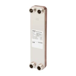 Danfoss Plattenwärmeübertrager XB05M-1, 50 Platten, 25 bar, G 3/4" AG, kupfergelötet,... DANFOSS-004B3563 5702425103438 (Abb. 1)