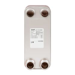 Danfoss Plattenwärmeübertrager XB12M-2, 100 Platten, 25 bar, G 1" AG, kupfergelötet, ... DANFOSS-004H7626 5702425109539 (Abb. 1)