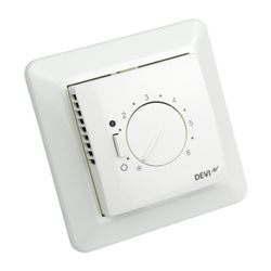 Danfoss elektronischer Boden Thermostat, UP, 16A, Bodenfühler, eckige Zentralscheibe... DANFOSS-140F1030 5703466208991 (Abb. 1)