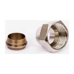 Danfoss Klemmverbinder, R 1" Innengewinde auf 18mm, für Stahl- und Kupferrohre... DANFOSS-013U0134 5702420014241 (Abb. 1)