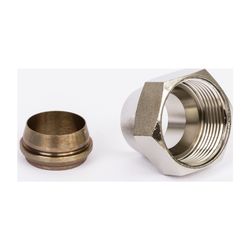 Danfoss Klemmverbinder, R 1" Innengewinde auf 18mm, für Stahl- und Kupferrohre... DANFOSS-013U0134 5702420014241 (Abb. 1)