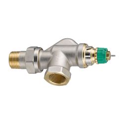 Danfoss dynamisches Ventil RA-DV, DN 15, druckunabhängig, R 1/2", Axial, vernickelt... DANFOSS-013G7710 5702425127502 (Abb. 1)