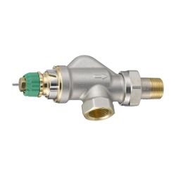 Danfoss dynamisches Ventil RA-DV, DN 10, druckunabhängig, R 3/8", Axial, vernickelt... DANFOSS-013G7709 5702425127496 (Abb. 1)