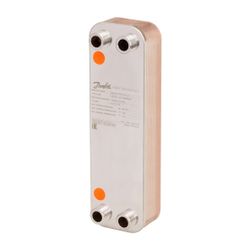 Danfoss Plattenwärmeübertrager MicroPlate XB06H-1, 70 Platten, G 3/4" AG, kupfergelöt... DANFOSS-004H4611 5702425138430 (Abb. 1)