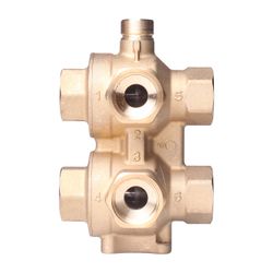 Danfoss Motorumschaltventil ChangeOver6 DN 15, für Umschaltung Heiz- und Kühlkreislau... DANFOSS-003Z3150 5702428926140 (Abb. 1)