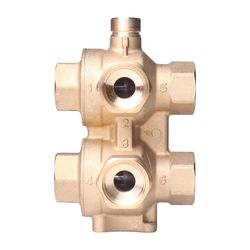 Danfoss Motorumschaltventil ChangeOver6 DN 15, für Umschaltung Heiz- und Kühlkreislau... DANFOSS-003Z3150 5702428926140 (Abb. 1)