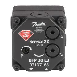 Danfoss Ölbrennerpumpe BFP 20 L3 1-stufig, Drehrichtung links, 24l/h, 071N7168... DANFOSS-071N7168 5702425156298 (Abb. 1)