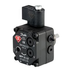 Danfoss Ölbrennerpumpe BFP 21 L5, mit Magnetventil, Drehrichtung links, 40l/h, 071N71... DANFOSS-071N7172 5702425156335 (Abb. 1)