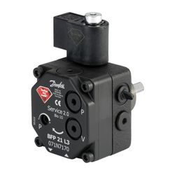 Danfoss Ölbrennerpumpe BFP 21 L5, mit Magnetventil, Drehrichtung links, 40l/h, 071N71... DANFOSS-071N7172 5702425156335 (Abb. 1)