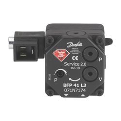 Danfoss Ölbrennerpumpe BFP 41 L3, mit Magnetventil, Drehrichtung links, 24l/h, 071N71... DANFOSS-071N7174 5702425156489 (Abb. 1)