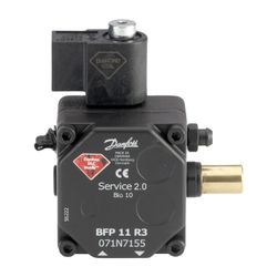 Danfoss Ölbrennerpumpe BFP 11 R3, mit Magnetventil, Drehrichtung rechts, 24l/h, 071N7... DANFOSS-071N7155 5702425156267 (Abb. 1)