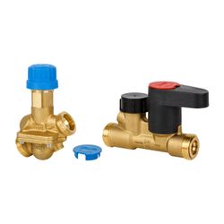 Danfoss Kombiventil automatisch AB-QM 15 Set mit MSV-S, G 3/4" A, 90-450l/h, 003Z1242... DANFOSS-003Z1242 5710104030500 (Abb. 1)