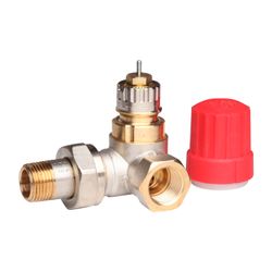 Danfoss Ventilgehäuse RA-N, DN 10, R 3/8", Winkelausführung rechts, matt vernickelt, ... DANFOSS-013G0231 5702420014739 (Abb. 1)