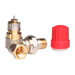 Danfoss Ventilgehäuse RA-N, DN 10, R 3/8", Winkelausführung links, matt vernickelt, 0... DANFOSS-013G0232 5702420010694 (Abb. 1)