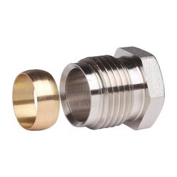 Danfoss Klemmverbinder, R 1/2" Außengewinde auf 15mm, für Stahl- und Kupferrohre, ver... DANFOSS-013G4115 5702420033204 (Abb. 1)