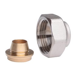 Danfoss Klemmverbinder, G 3/4" Innengewinde auf 10mm, für Stahl- und Kupferrohre... DANFOSS-013G4120 5702420033334 (Abb. 1)