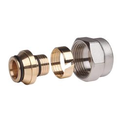 Danfoss Klemmverbinder, G 3/4" Innengewinde auf 20x2,5mm, für Alu-Verbundrohre AluPex... DANFOSS-013G4191 5702420033570 (Abb. 1)