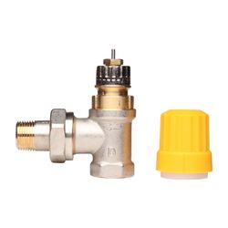 Danfoss Ventilgehäuse RA-UN, DN 10, R 3/8", Eckausführung, matt vernickelt, 013G3001... DANFOSS-013G3001 5702421034491 (Abb. 1)