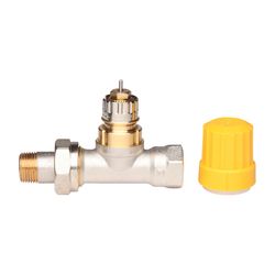 Danfoss Ventilgehäuse RA-UN, DN 10, R 3/8", Durchgangsausführung, matt vernickelt, 01... DANFOSS-013G3002 5702421034507 (Abb. 1)