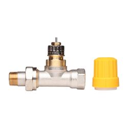 Danfoss Ventilgehäuse RA-UN, DN 10, R 3/8", Durchgangsausführung, matt vernickelt, 01... DANFOSS-013G3002 5702421034507 (Abb. 1)